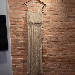 Adrianna Papell bridesmaid gown